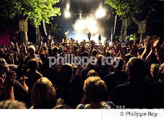 GROUPE THE  INSPECTOR CLUZO, GROUPE ROCK, FESTIVAL MUSICALARUE, LUXEY, LANDES. (00C03918.jpg)