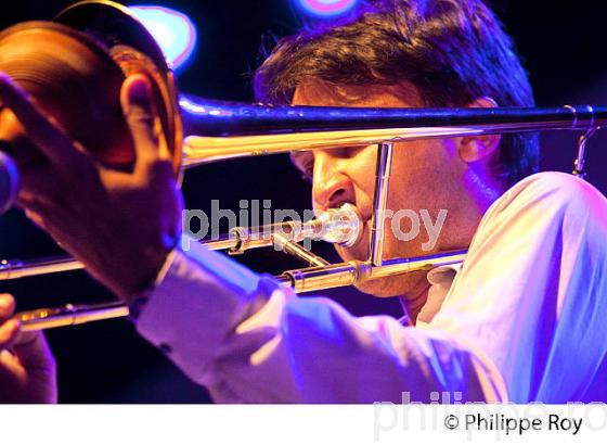 BAPTISTE TECHER, TROMBONE,  ANDERNOS JAZZ FESTIVAL, ANDERNOS LES BAINS,  BASSIN ARCACHON, GIRONDE. (00C04239.jpg)