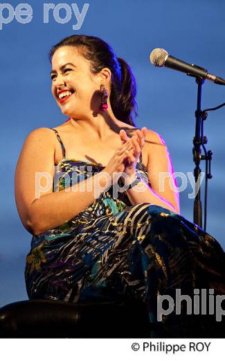 LA CHANTEUSE ET PIANISTE CHAMPIAN FULTON,  EN CONCERT,  ANDERNOS JAZZ FESTIVAL,  ANDERNOS-LES-BAINS, BASSIN D' ARCACHON, GIRONDE. (00C04334.jpg)