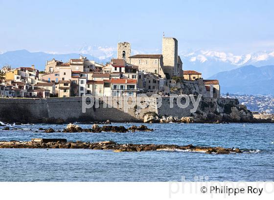 FORTIFICATIONS  DU VIEIL ANTIBES, ANTIBES-JUAN -LES-PINS, COTE D' AZUR. (06F00216.jpg)