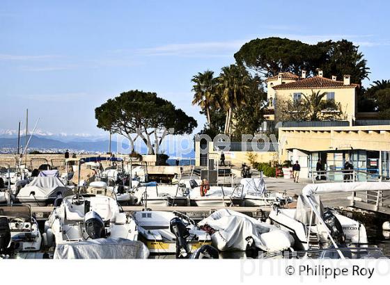 PORT DE LA SALIS, CAP D ' ANTIBES, ANTIBES JUAN LES PINS, COTE D' AZUR. (06F00436.jpg)