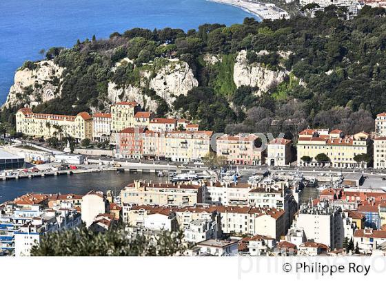 PARC DU MONT BORON,  ET VILLE DE NICE , COTE D' AZUR. (06F01315.jpg)