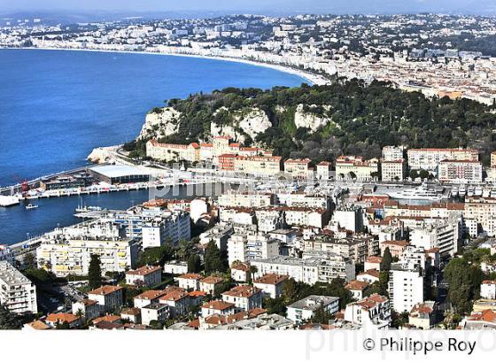 PARC DU MONT BORON,  ET VILLE DE NICE , COTE D' AZUR. (06F01320.jpg)