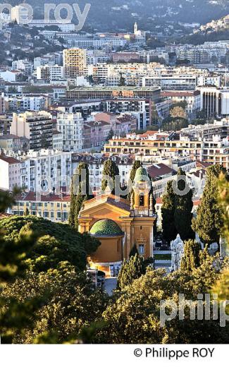 LA COLLINE DU CHATEAU, VILLE DE NICE , COTE D' AZUR. (06F01337.jpg)