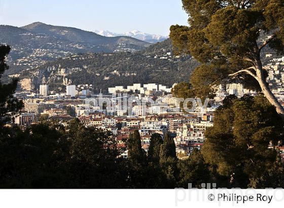 LA COLLINE DU CHATEAU, VILLE DE NICE , COTE D' AZUR. (06F01408.jpg)