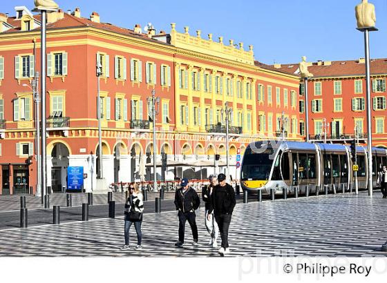 LA PLACE MASSENA, VILLE DE NICE , COTE D' AZUR. (06F01833.jpg)