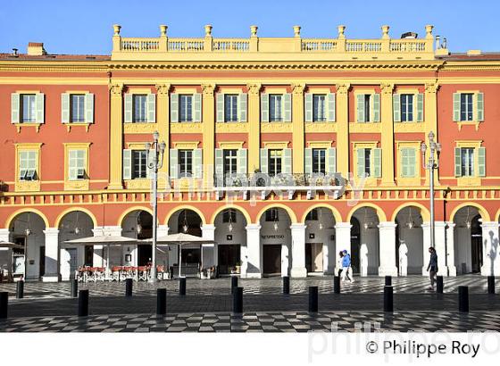LA PLACE MASSENA, VILLE DE NICE , COTE D' AZUR. (06F01836.jpg)