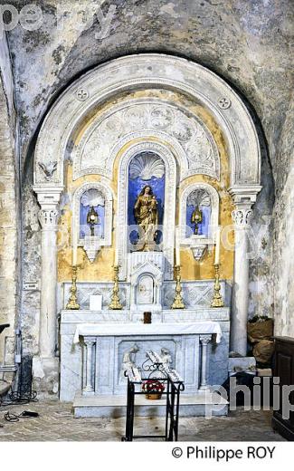 VILLAGE PERCHE   DE  BOUYON, VALLEE DE L'  ESTERON, ALPES MARITIMES. (06F02525.jpg)