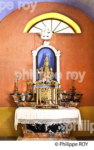 VILLAGE PERCHE DE AUVARE, VALLEE DE LA ROUDOULE, ALPES MARITIMES. (06F03110.jpg)