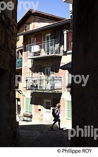 VILLAGE PERCHE DE LA BOLLENE VESUBIE  VALLEE DE LA VESUBIE, ALPES MARITIMES. (06F03323.jpg)