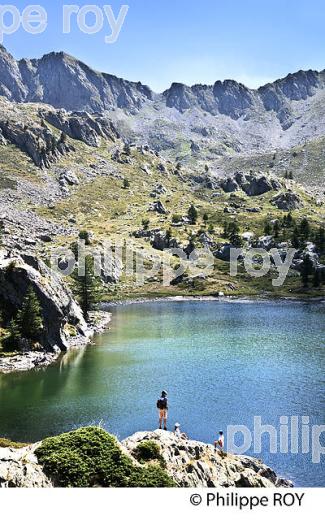 RANDONNEE PEDESTRE, PARC NATIONAL DU MERCANTOUR, VESUBIE, ALPES MARITIMES. (06F03609.jpg)