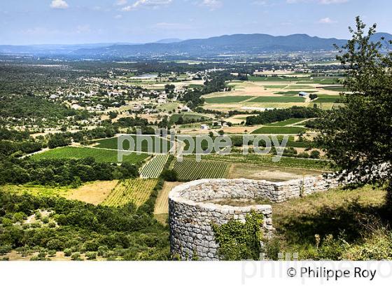 CHATEAU DE BANNE, VILLAGE FORIFIE DE BANNE, VALLEE DU CHASSEZAC, BAS-VIVARAIS, ARDECHE. (07F00126.jpg)