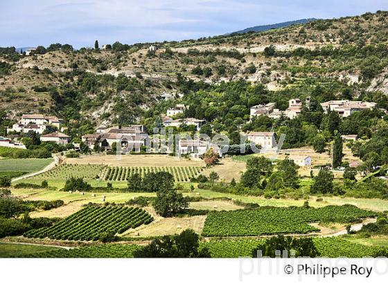 VILLAGE TRADITIONNEL DE CHASSAGNES,   VALLEE DU CHASSEZAC, BAS-VIVARAIS, ARDECHE. (07F00507.jpg)