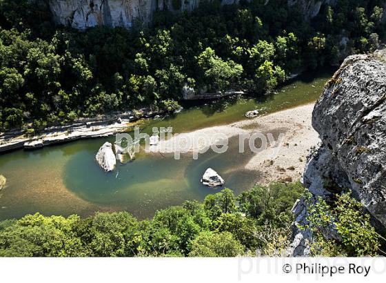 LE BOIS DE PAIOLIVE, LA CORNICHE,  GORGES DU CHASSEZAC,  COMMUNE LES VANS, BAS-VIVARAIS, ARDECHE. (07F01030.jpg)
