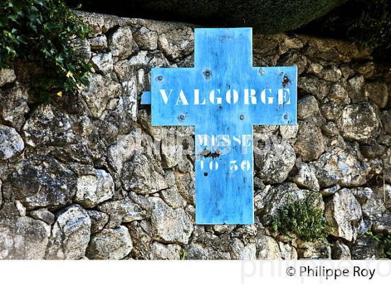 VILLAGE DE VALGORGE,  VALLEE DE LA BEAUME , MASSIF DU TANARGUE,   BAS-VIVARAIS, ARDECHE. (07F01425.jpg)