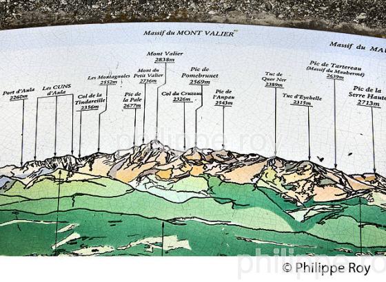 COL DE PEGUERE, VALLEE DE L' ARAC, MASSIF DU MONT VALIER, COUSERANS,  ARIEGE. (09F00438.jpg)