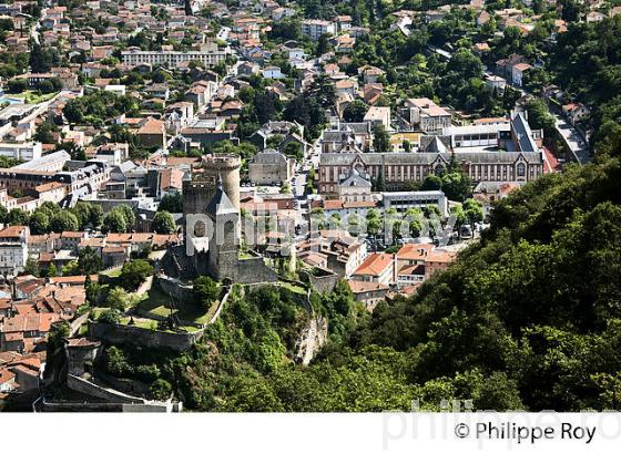 PANORAMA CROIX SAINT SAUVEUR  VILLE DE FOIX, ARIEGE. (09F01011.jpg)