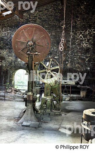 LA  FORGE A MARTINET, LES FORGES DE PYRENE, ECOMUSEE, VILLAGE DE MONTGAILHARD,  ARIEGE. (09F01127.jpg)