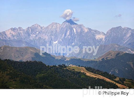 MONT VALLIER, RANDONNEE PEDESTREE, MASSIF DU COUSERANS, AULUS LES BAINS, ARIEGE. (09F01229.jpg)