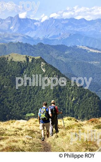 RANDONNEE PEDESTREE, MASSIF DU COUSERANS, AULUS LES BAINS, ARIEGE. (09F01407.jpg)