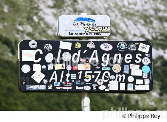 LE  COL D' AGNES, COMMUNE LE PORT,   COUSERANS, ARIEGE. (09F01835.jpg)