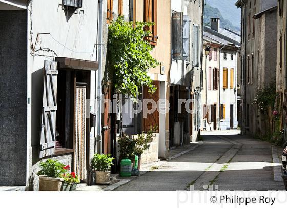VILLAGE DE VICDESSOS, VALLEE DE VICDESSOS, COUSERANS, ARIEGE. (09F02019.jpg)