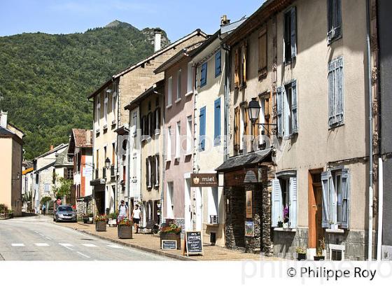 VILLAGE DE VICDESSOS, VALLEE DE VICDESSOS, COUSERANS, ARIEGE. (09F02020.jpg)