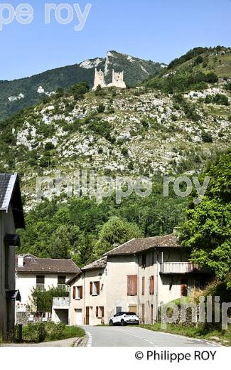 CHATEAU DE MIGLOS, VALLEE DE VICDESSOS,   COUSERANS, ARIEGE. (09F02023.jpg)