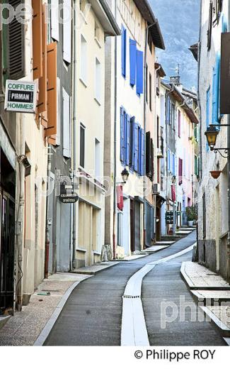 LA VIEILLE VILLE DE  TARASCON SUR ARIEGE,  COUSERANS, ARIEGE. (09F02031.jpg)