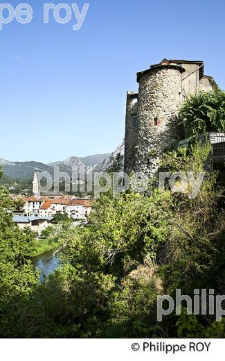 LA VIEILLE VILLE DE  TARASCON SUR ARIEGE,  COUSERANS, ARIEGE. (09F02109.jpg)