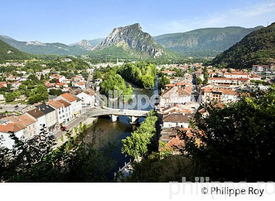 LA VIEILLE VILLE DE  TARASCON SUR ARIEGE,  COUSERANS, ARIEGE. (09F02116.jpg)