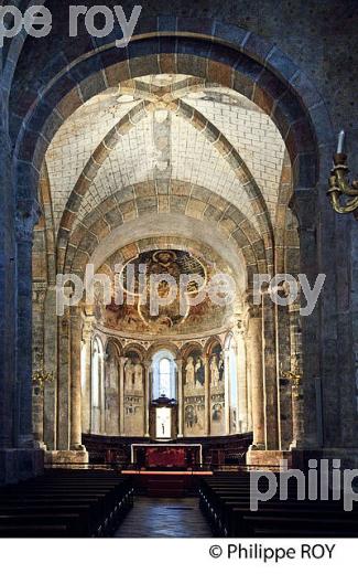 CATHEDRALE,  VILLE BASSE  DE SAINT-LIZIER, VALLEE DU SALAT,  COUSERANS, ARIEGE. (09F02216.jpg)