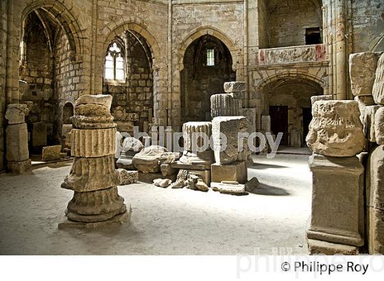 MUSEE LAPIDAIRE, EGLSE NOTRE DAME LA MOURGUIE,  VILLE DE  NARBONNE, AUDE, OCCITANIE. (11F00421.jpg)