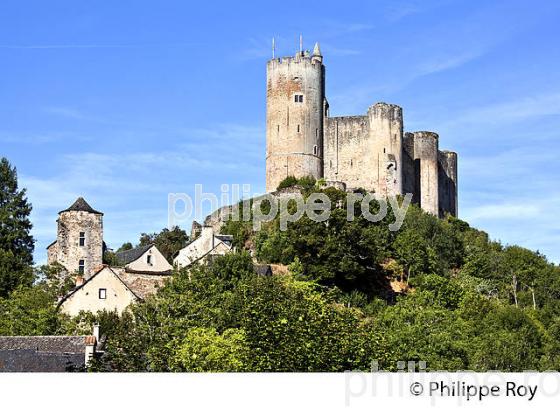 VILLAGE FORTIFIE DE NAJAC, VALLEE DE L' AVEYRON, BASTIDE DU ROUERGUE, AVEYRON (12F00129.jpg)