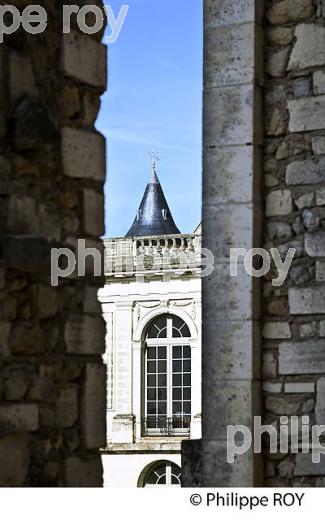 LE CHATEAU DE LA MERCERIE, VILLAGE DE MAGNAC-LAVALETTE-VILLARS,  ANGOUMOIS, CHARENTE. (16F01829.jpg)