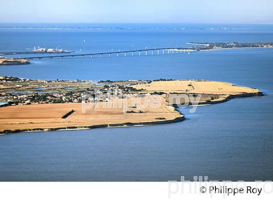 LE PERTUIS BRETON, POINTE DU PLOMB  ET PONT ILE DE RE, NIEUL SUR MER. (17F07736.jpg)