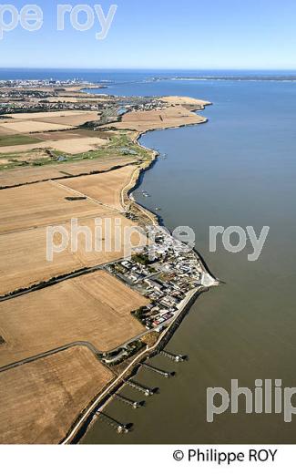 LE PERTUIS BRETON, POINTE DU PLOMB  ET PONT ILE DE RE, NIEUL SUR MER. (17F07737.jpg)