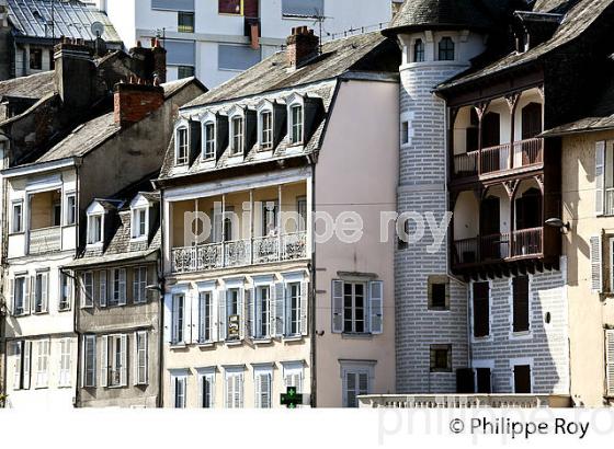 QUARTIER DE L' ENCLOS, VILLE DE TULLE, CORREZE, LIMOUSIN. (19F00923.jpg)