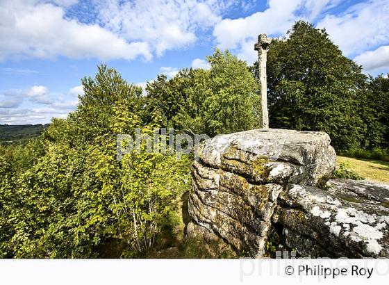 CHAPELLE DU RAT, PLATEAU DE MILLEVACHES, VALLEE DE LA VEZERE,  CORREZE, LIMOUSIN. (19F01416.jpg)