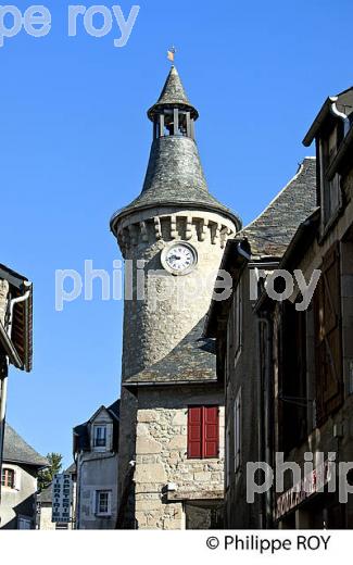 LE VILLAGE  MEDIEVAL DE MEYMAC, PLATEAU DE MILLEVACHES, CORREZE, LIMOUSIN. (19F01501.jpg)