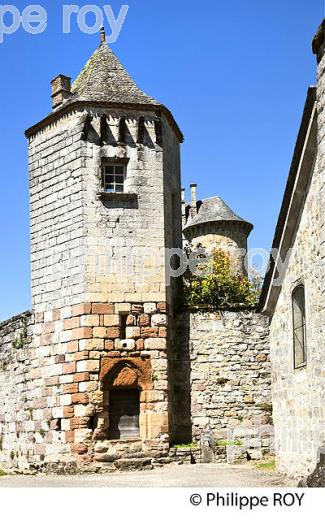 VILLAGE DE CUREMONTE, VALLEE DE LA DORDOGNE, CORREZE, LIMOUSIN. (19F02731.jpg)