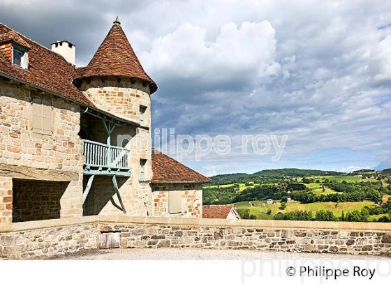 VILLAGE DE CUREMONTE, VALLEE DE LA DORDOGNE, CORREZE, LIMOUSIN. (19F02739.jpg)