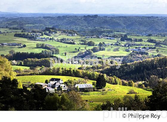 LA  ROCHE DE VIC,  HAUTE  VALLEE DE LA DORDOGNE,  CORREZE. (19F06013.jpg)