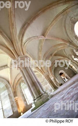 ABBAYE D EFONTENAY,   VALLEE DE L' ARMANCON, CANAL DE BOURGOGNE, COTE D' OR, FRANCE. (21F00910.jpg)