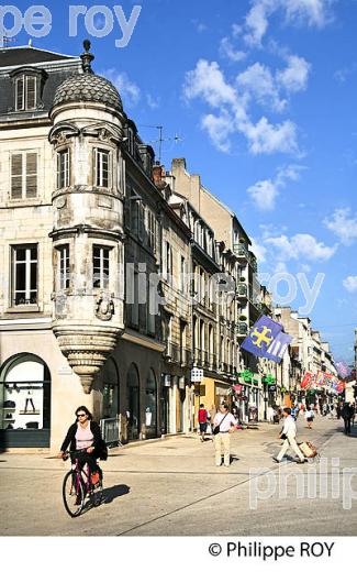 RUE DE LA LIBERTE, RUE PIETONNE, VIEILLE VILLE DE DIJON, COTE D' OR, BOURGOGNE. (21F03506.jpg)