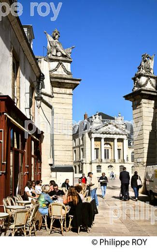 PLACE DE LA LIBERATION ET PALAIS DES DUCS DE BOURGOGNE, VIEILLE VILLE DE DIJON, COTE D' OR, BOURGOGNE. (21F03516.jpg)