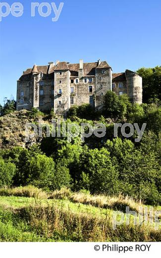 CHATEAU  MEDIEVAL DE BOUSSAC, CREUSE, LIMOUSIN. (23F00865.jpg)