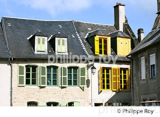 MAISON, CENTRE HISTORIQUE DE  GUERET, CREUSE, LIMOUSIN. (23F01116.jpg)