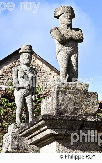 MACONS CREUSOIS, VILLAGE DE MASGOT,  CREUSE, LIMOUSIN. (23F02135.jpg)
