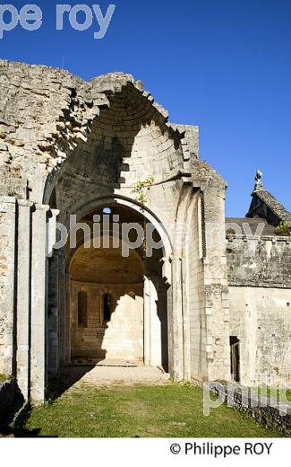 ABBAYE DE BOSCHAUD, VILLARS,  PERIGORD VERT, DORDOGNE, FRANCE. (24F01606.jpg)